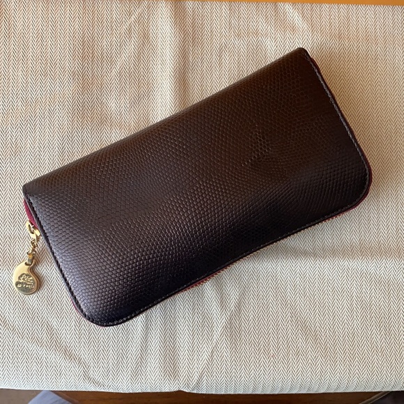 Auth. ETRO Wallet Tricolore zippy wallet - Picture 6 of 15